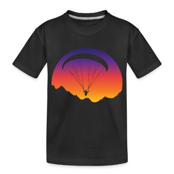 Parapente Parapente Parapente Parapente Pilot Parapente - T-shirt bio Premium Enfant - noir - Devant