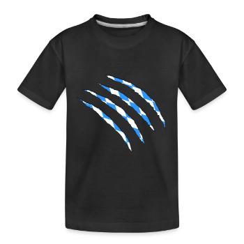Bayern - Kinder Premium Bio T-Shirt - Schwarz - Vorne