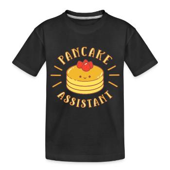 Crêpe - T-shirt bio Premium Enfant - noir - Devant