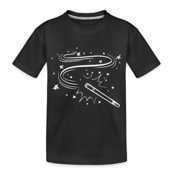 Baguette - T-shirt bio Premium Enfant - noir - Devant