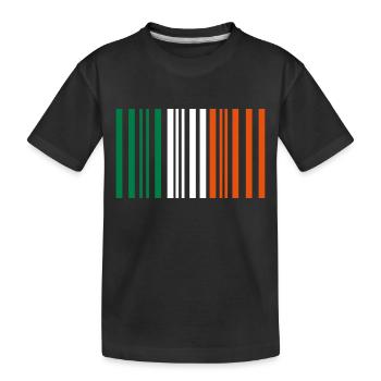 Irland - Kinder Premium Bio T-Shirt - Schwarz - Vorne