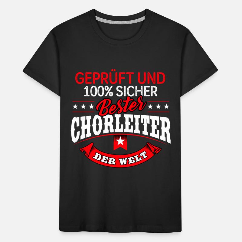 Chorleiter Dirigent Dirigentin Chor Gesangschor Kinder Premium Bio T-Shirt