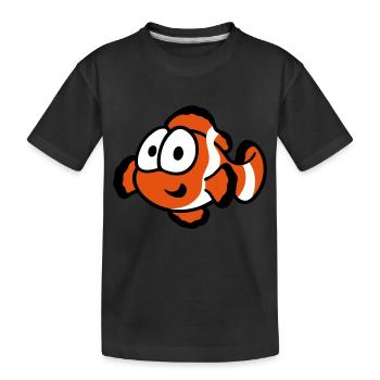 Clown - Kids' Premium Organic T-Shirt - black - Front