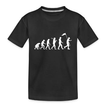 Scout Evolution · Evolution · Camping · Nature - T-shirt bio Premium Enfant - noir - Devant