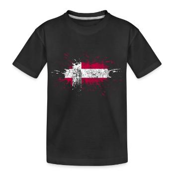 Danemark cadeau de drapeau danois drapeau danois - T-shirt bio Premium Enfant - noir - Devant