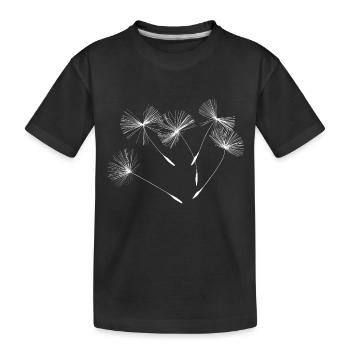 Pissenlits pissenlits - T-shirt bio Premium Enfant - noir - Devant