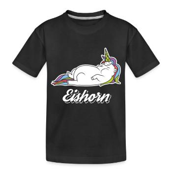 iceHorn - T-shirt bio Premium Enfant - noir - Devant