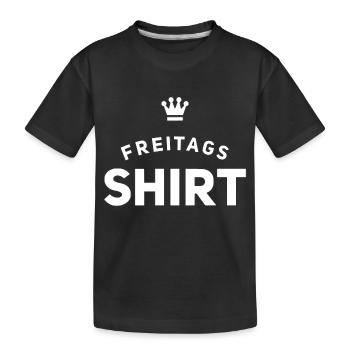 Chemise du vendredi - T-shirt bio Premium Enfant - noir - Devant