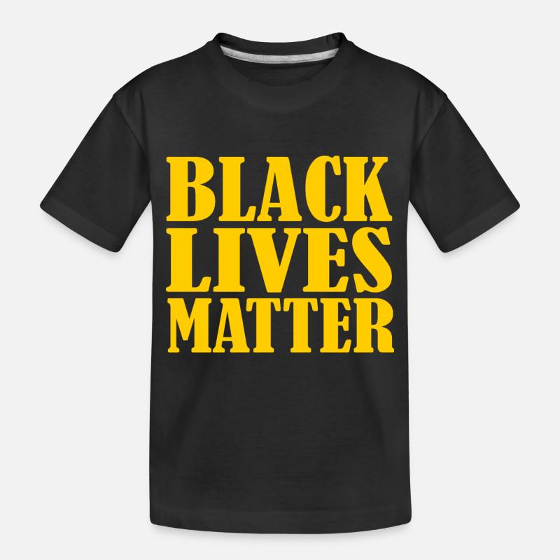 Black lives matter - Kinder Premium Bio T-Shirt - Schwarz