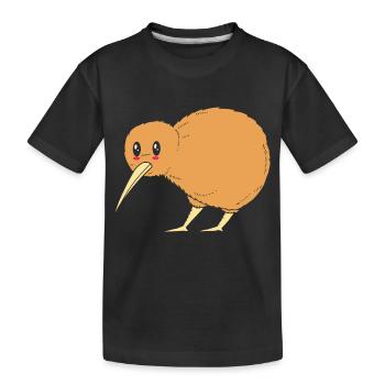 kiwi-oiseau kiwi - T-shirt bio Premium Enfant - noir - Devant