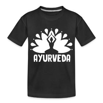 Massages ayurvédiques | Méditation Dons ésotériques - T-shirt bio Premium Enfant - noir - Devant