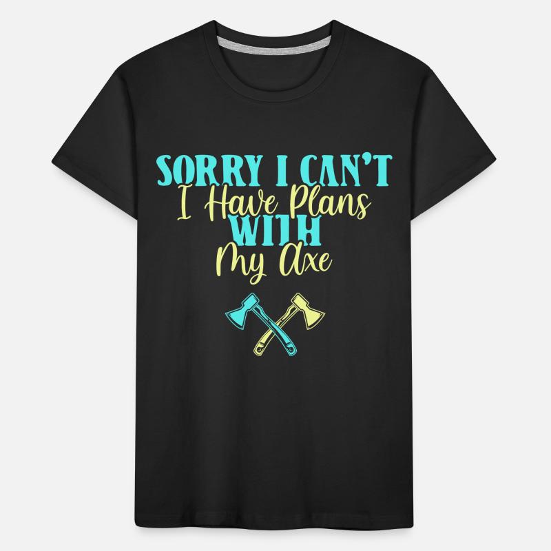 Axe throw axe throwing Kids' Premium Organic T-Shirt