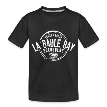 La Baule Bay Fresh Salty - T-shirt bio Premium Enfant - noir - Devant