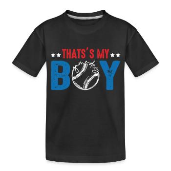 Sports Baseball - T-shirt bio Premium Enfant - noir - Devant