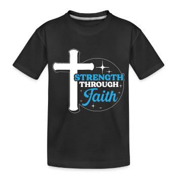 Équipe Jésus-Christ Christianisme Religion Christ - T-shirt bio Premium Enfant - noir - Devant
