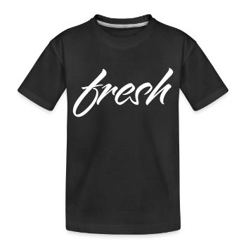 Fresh - Kids' Premium Organic T-Shirt - black - Front