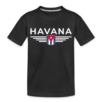 Havanna Style – Perfekt für Fans - Kinder Premium Bio T-Shirt - Schwarz - Vorne