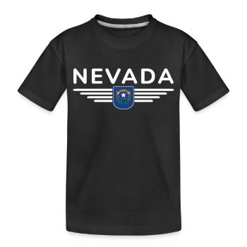 T-shirt Nevada Fan – Parfait pour les fans ! - T-shirt bio Premium Enfant - noir - Devant