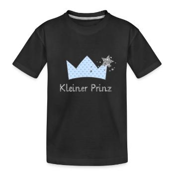 kleiner prinz - Kinder Premium Bio T-Shirt - Schwarz - Vorne