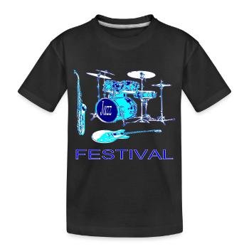 Jazz - T-shirt bio Premium Enfant - noir - Devant