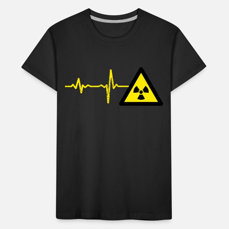 Gift Heartbeat Atom Physicist Kids' Premium Organic T-Shirt