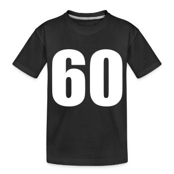 60 - Kids' Premium Organic T-Shirt - black - Front