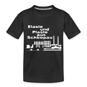 Elaste et plastique de Schkopau - T-shirt bio Premium Enfant - noir - Devant