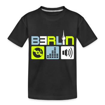 Berlin Musique - T-shirt bio Premium Enfant - noir - Devant