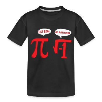 MATHS GETS REAL - Kinder Premium Bio T-Shirt - Schwarz - Vorne