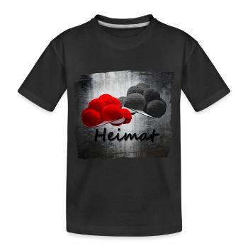 Bollenhüte Heimat ART 1.0 - Kinder Premium Bio T-Shirt - Schwarz - Vorne