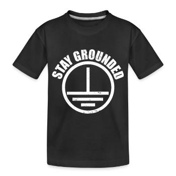 Electricien Pun I Génie électrique Je reste - T-shirt bio Premium Enfant - noir - Devant