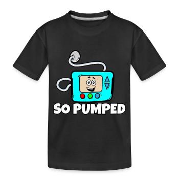 Diabetes Awareness I Diabetic I Insulin Pump I So - Kids' Premium Organic T-Shirt - black - Front