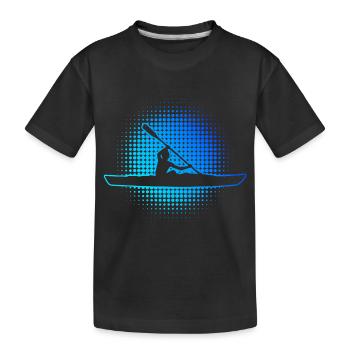 Kayak Kayak Kayak Hommes Canoë Kayak Femmes - T-shirt bio Premium Enfant - noir - Devant