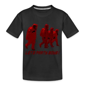 Hazmat Dance Permet aux garçons de la fête - T-shirt bio Premium Enfant - noir - Devant