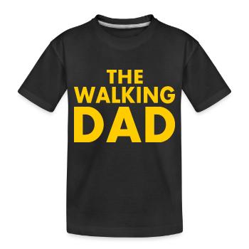 The walking dad - T-shirt bio Premium Enfant - noir - Devant