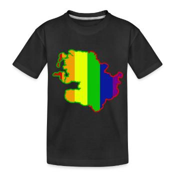 Mayo Pride - Kids' Premium Organic T-Shirt - black - Front