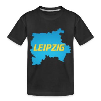 LEIPZIG - T-shirt bio Premium Enfant - noir - Devant