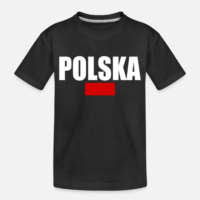 Pologne - T-shirt bio Premium Enfant - noir
