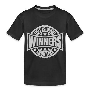 What Winners Look Like - Kinder Premium Bio T-Shirt - Schwarz - Vorne