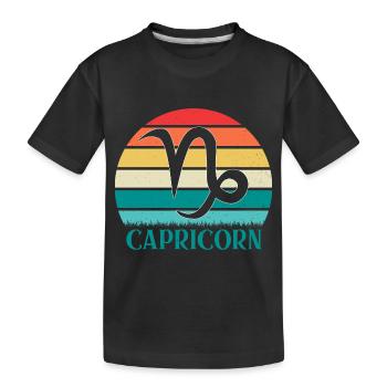 capricorn - T-shirt bio Premium Enfant - noir - Devant