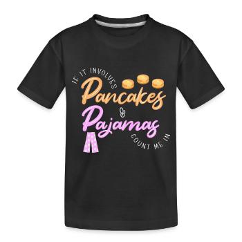 Crêpe - T-shirt bio Premium Enfant - noir - Devant