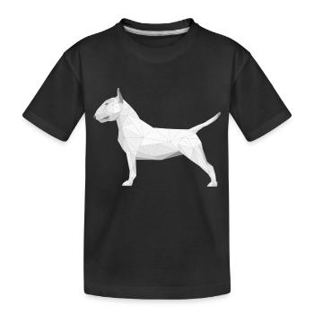 Bull terrier - T-shirt bio Premium Enfant - noir - Devant