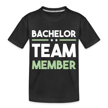 Bachelor Team - Kinder Premium Bio T-Shirt - Schwarz - Vorne