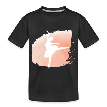 Danse Musique de danse - T-shirt bio Premium Enfant - noir - Devant