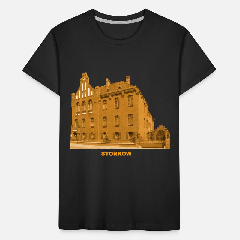 Storkow Mark Rathaus Oder Spree Brandenburg Kinder Premium Bio T-Shirt