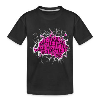 Dinosaur Fan Fun Génial Bodybuilder - T-shirt bio Premium Enfant - noir - Devant