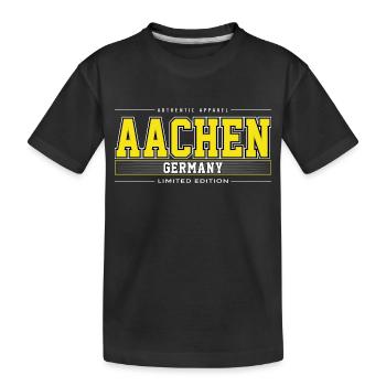Aix-la-Chapelle - T-shirt bio Premium Enfant - noir - Devant
