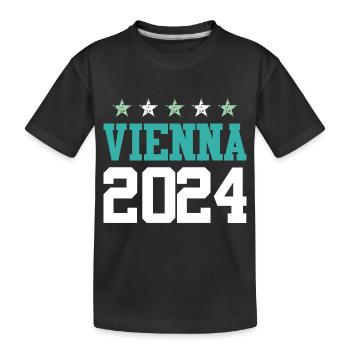 Vienne 2024 Vienne Visites - T-shirt bio Premium Enfant - noir - Devant