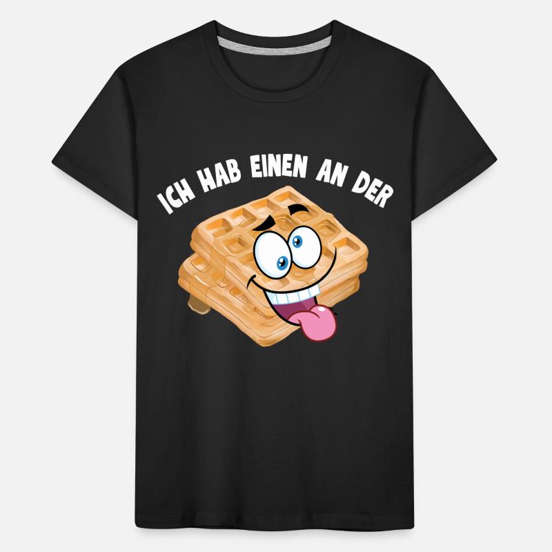 Ich hab einen an der Waffel Kinder Premium Bio T-Shirt
