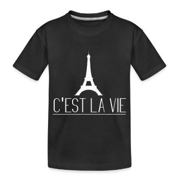 Citation de Paris - T-shirt bio Premium Enfant - noir - Devant